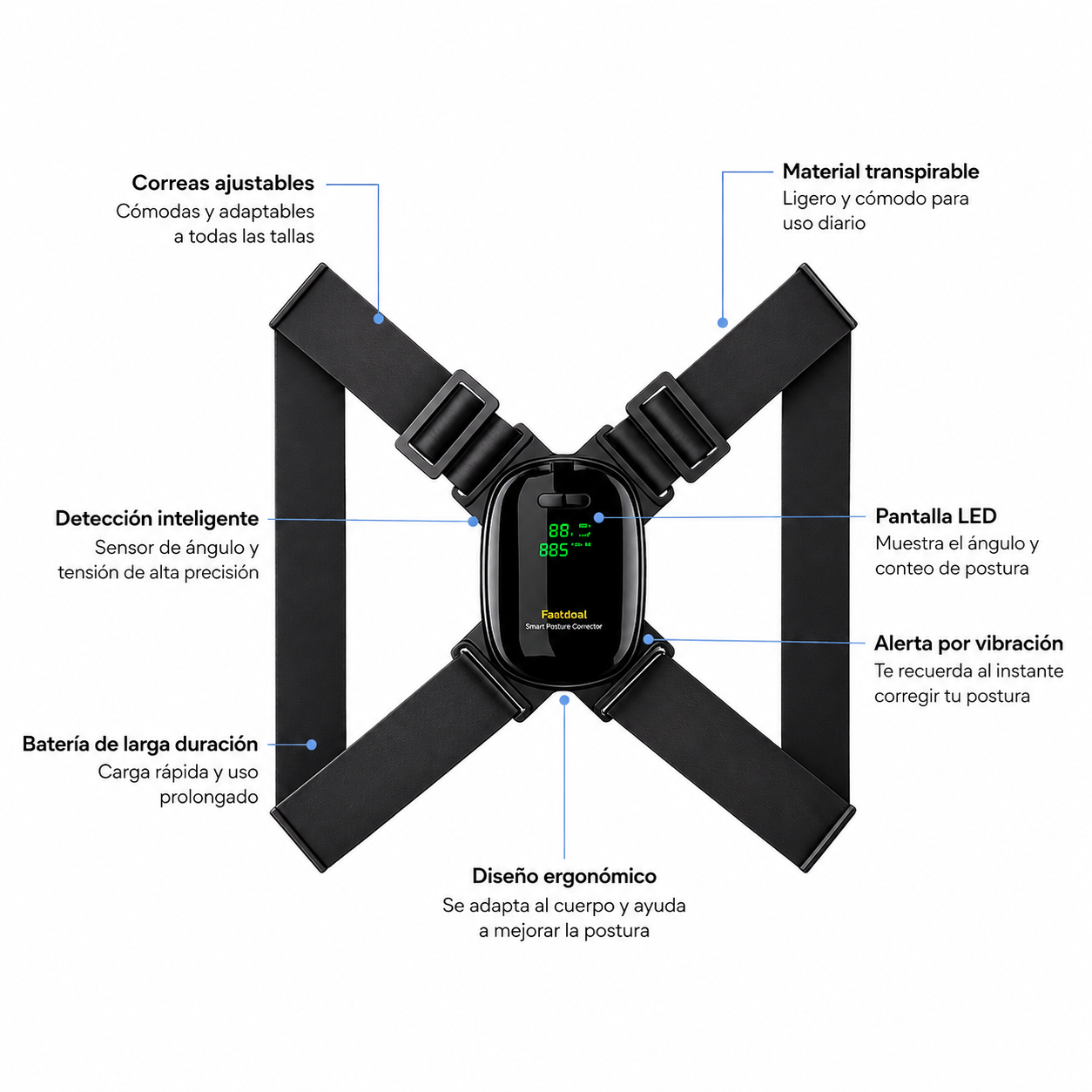 Corrector de Postura Inteligente | Alignix™
